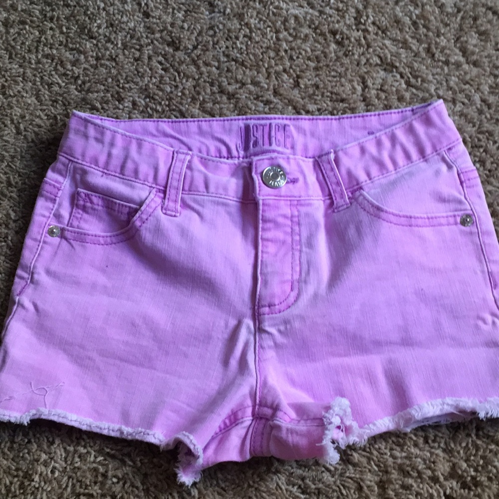 Purple jean shorts 👾